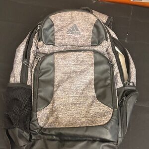 Adidas Men's Black and Gray Backpack